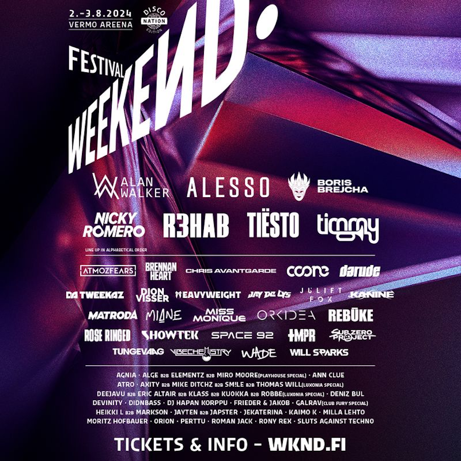 EDM Cave - Finland’s Epic Weekend Festival Unveils Full Line Up